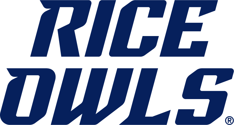 Rice Owls 2018-Pres Wordmark Logo diy DTF decal sticker